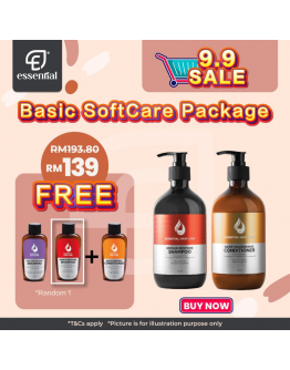  【September Special】 Essential 2in1 Repair Restore Shampoo + Conditioner Free Travel Set Shampoo + Conditioner