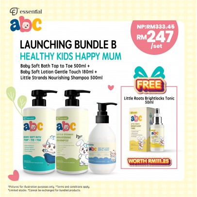  ESSENTIAL ABC Launching Bundle B Healthy Kids Happy Mum