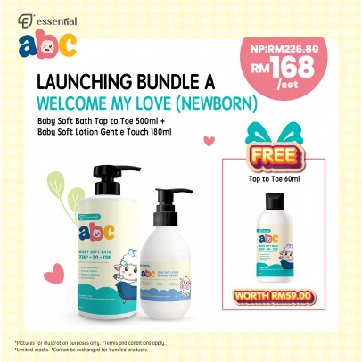  ESSENTIAL ABC Launching Bundle A Welcome My Love (Newborn) 