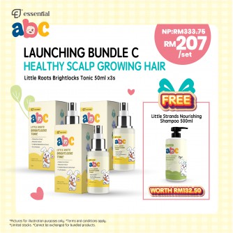  ESSENTIAL ABC Launching Bundle C Healthy Scalp Growing Hair