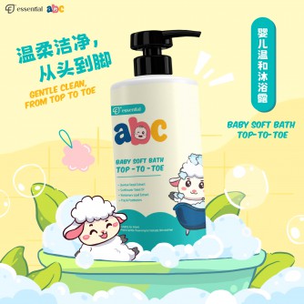 ESSENTIAL ABC Baby Soft Bath Top to Toe 500ml