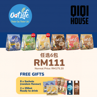 Oatlife Bundle of 6 Free 8 Sachets +2 Ready To Drink【商家發貨】