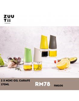 ZUUTii 【Bundle of 2】Mini Oil Carafe 迷你油醋瓶 170ML x2pcs