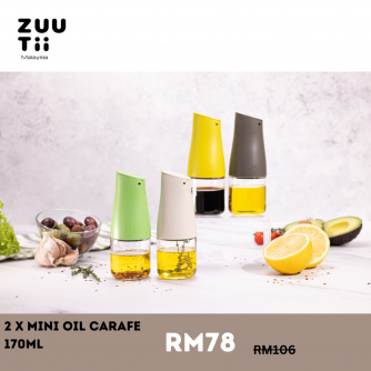 ZUUTii 【Bundle of 2】Mini Oil Carafe 迷你油醋瓶 170ML x2pcs