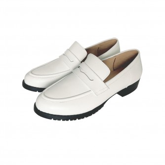 Brunii 原味沉浸經典小牛皮樂福低跟鞋