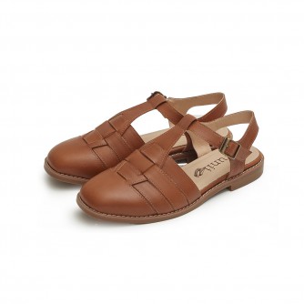 Brunii 荷魯斯之眼編織方頭漁夫涼鞋