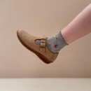 Brunii 牛皮/防水牛麂皮T字瑪莉珍大頭鞋