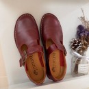 Brunii 牛皮/防水牛麂皮T字瑪莉珍大頭鞋