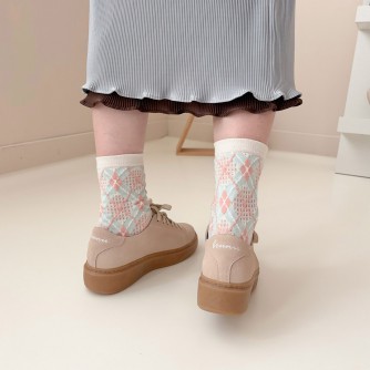 Brunii麻糬麻吉晴雨厚底防水休閒鞋