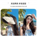 太阳帽防紫外线- 晒帽子 2入一组（米色）