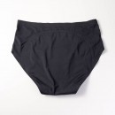 Go&Move【經典款】夜用加長高腰月亮褲靜謐黑 High-Waisted Seamless Leak-proof Briefs - Overnight, Moderate Flow