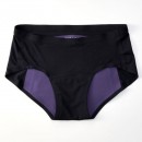 Go&Move【經典款】夜用中腰月亮褲靜謐黑 Mid-Waisted Seamless Leak-proof Briefs - Overnight, Moderate Flow