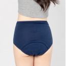 Go&Move【簡約版】日用加量高腰吸血內褲黛青藍 High-Waisted Rayon Leak-proof Briefs - Daytime, Heavy Flow