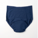 Go&Move【簡約版】日用加量高腰吸血內褲黛青藍 High-Waisted Rayon Leak-proof Briefs - Daytime, Heavy Flow