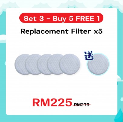 IONPOLIS Set 3 - Only Replacement Filter (Buy 5 Free 1)