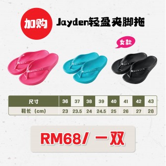 台灣Jayden PWP 輕盈支撐夾腳拖