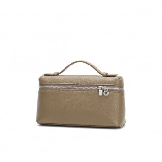 Sadi 手拎方盒化妆包 (荔枝纹) (20 x 6 x 11 CM)