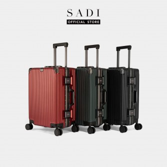 Sadi PC铝框静音万向轮拉杆箱（20寸）