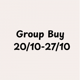 Group Buy【20/10-27/10】