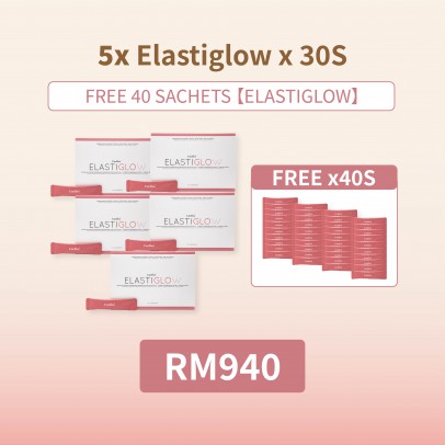 Corlive Elastiglow 10gx30s 【Bundle of 5】Free 40 sachets