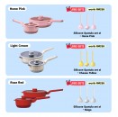 ZUUTII【Bundle Set】 Combo Saucepan with lid 16cm+28cm