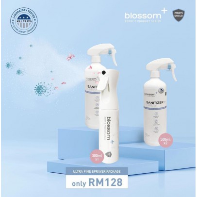 Blossom Ultra Fine Sprayer Package (3pcs) 300x1 + 500mlx2 【Special Promo due to (Expired date 31/7/2024)】