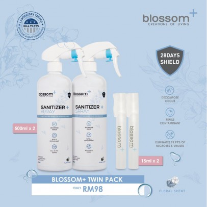 Blossom + Twin Packs (500ml x 2 + 15ml pen clip x2) 【Special Promo due to (Expired date 31/7/2024)】