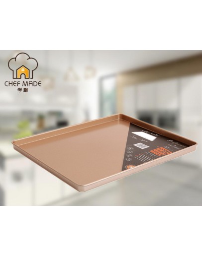 chefmade 12‘’/13''/ 15''/17'' Non-stick Cookie Sheet Rectangle Baking Tray WK9114/ WK9042/ WK9121/ WK9122【預購5月尾發貨】