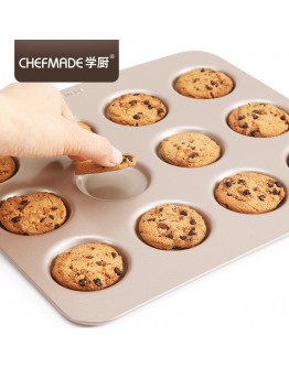 chefmade 12 cup cookies tray12连曲奇饼干模 WK9405 【5月尾發貨】